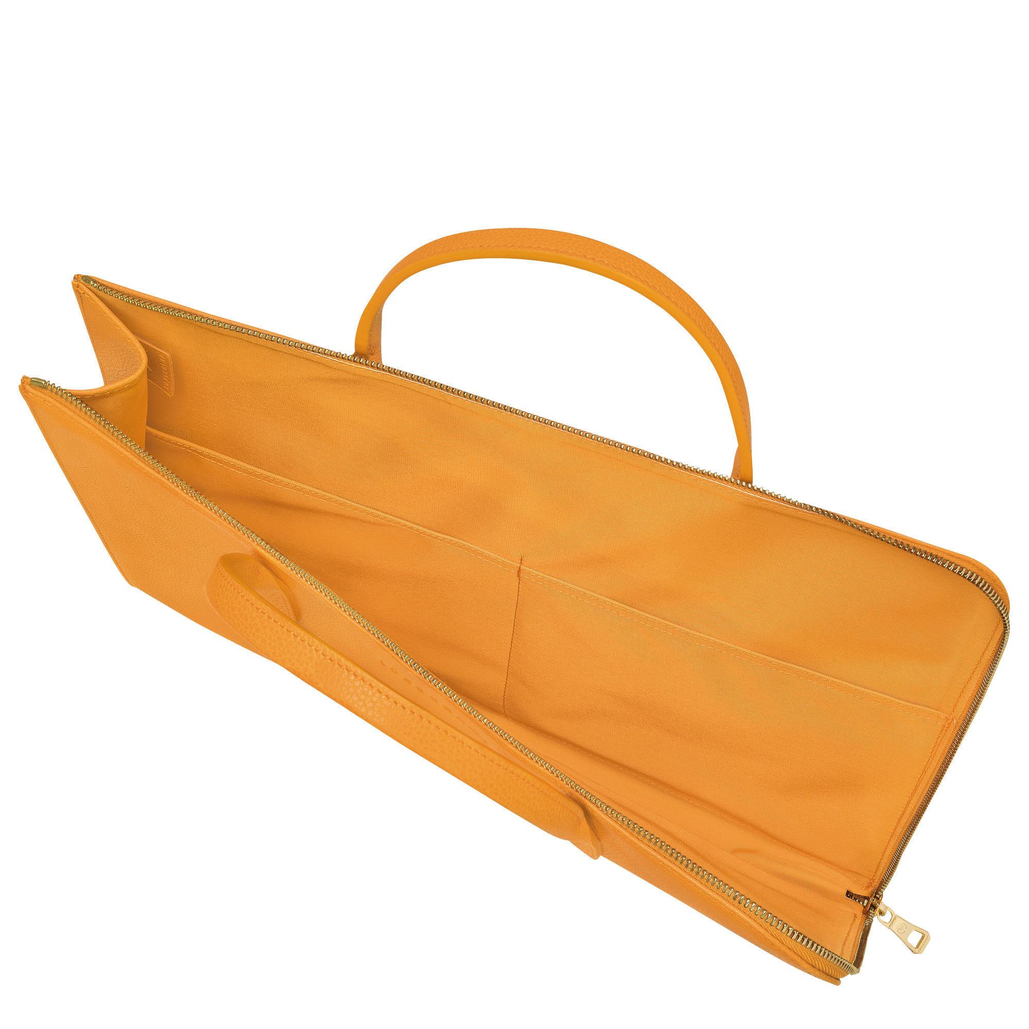 Le Foulonné S Briefcase Apricot - Leather - 5