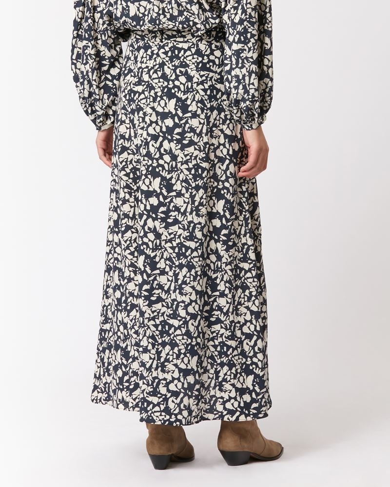 SAKURA MIDI SILK SKIRT - 5