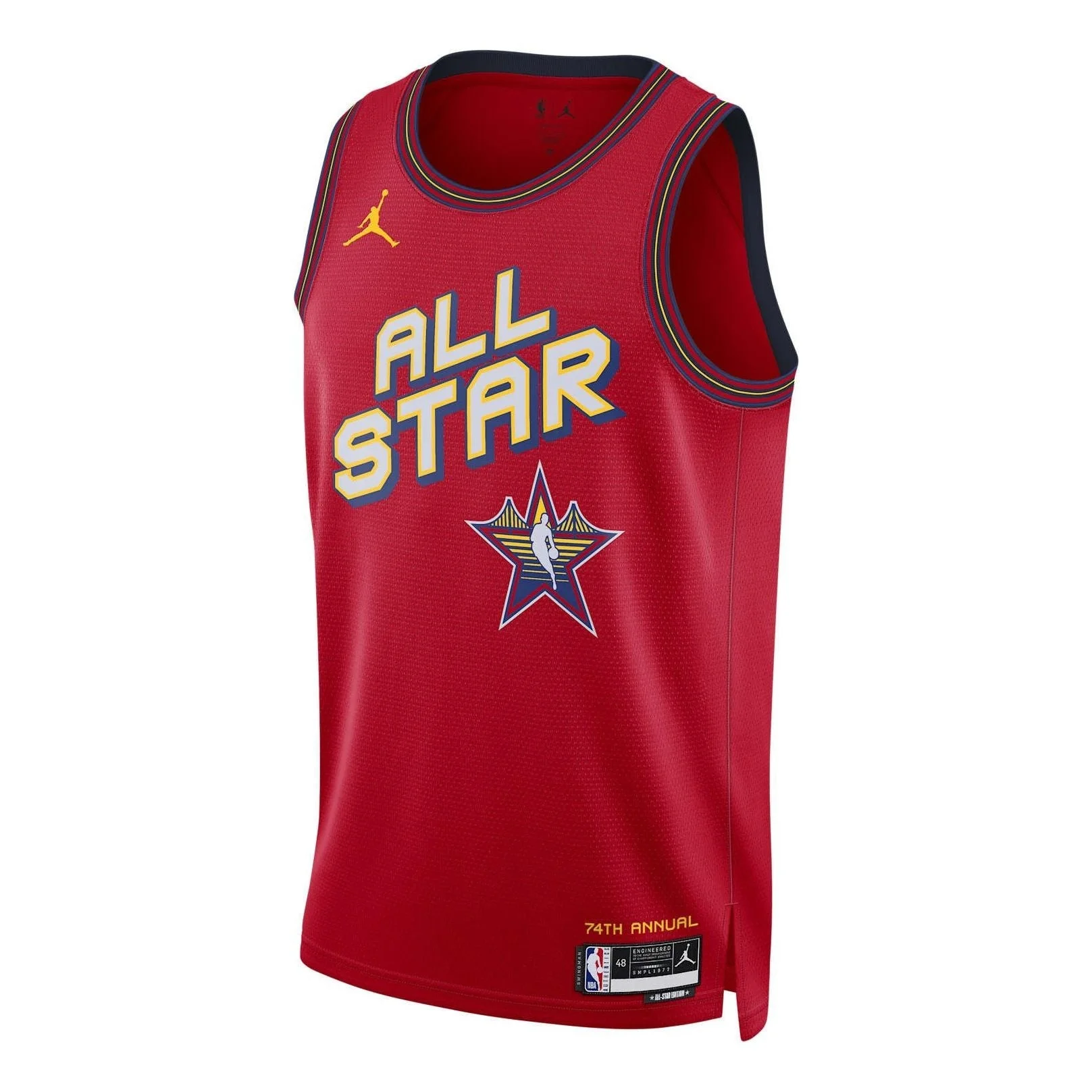 Air Jordan Dri-FIT NBA 2025 All-Star Weekend Team 1 Swingman Jersey 'University Red' FZ6801-657 - 1