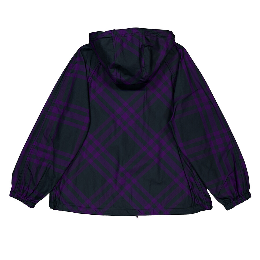 Burberry Check-Pattern Hooded Jacket - 2