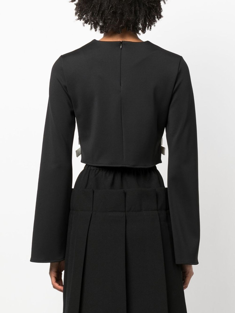 bow-detail cropped top 4