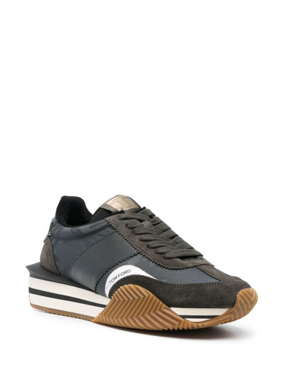 TOM FORD camouflage-pattern low-top sneakers outlook