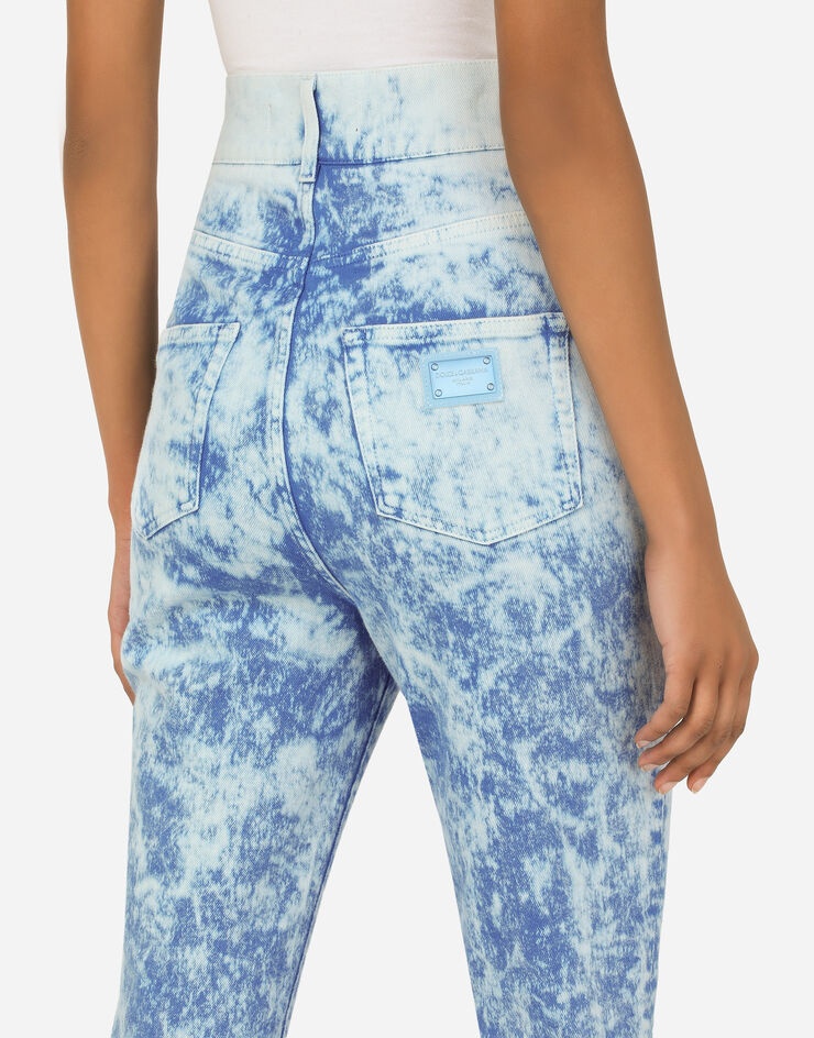 Marbled denim Grace jeans - 5