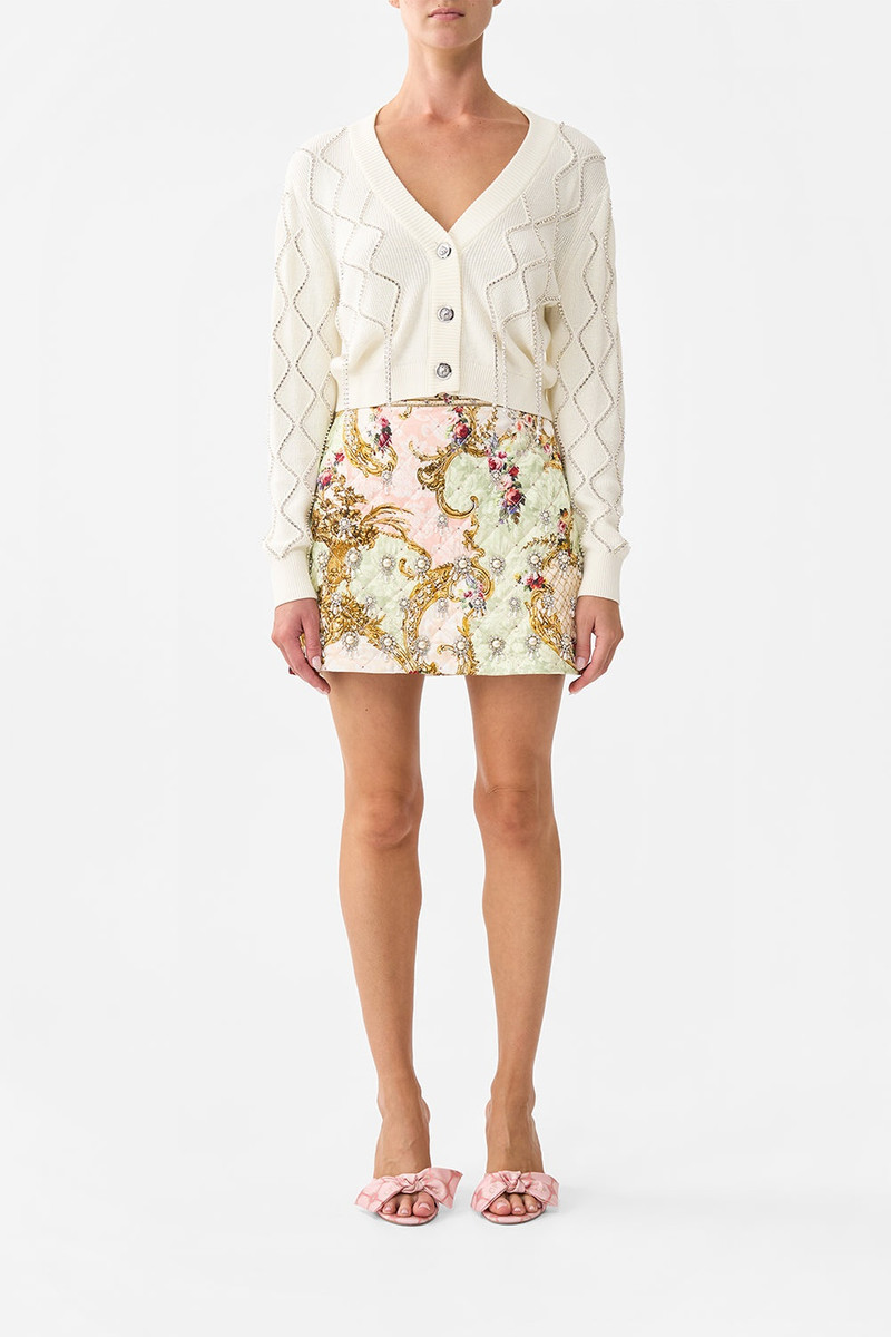 CAMILLA CROPPED KNIT CARDIGAN outlook