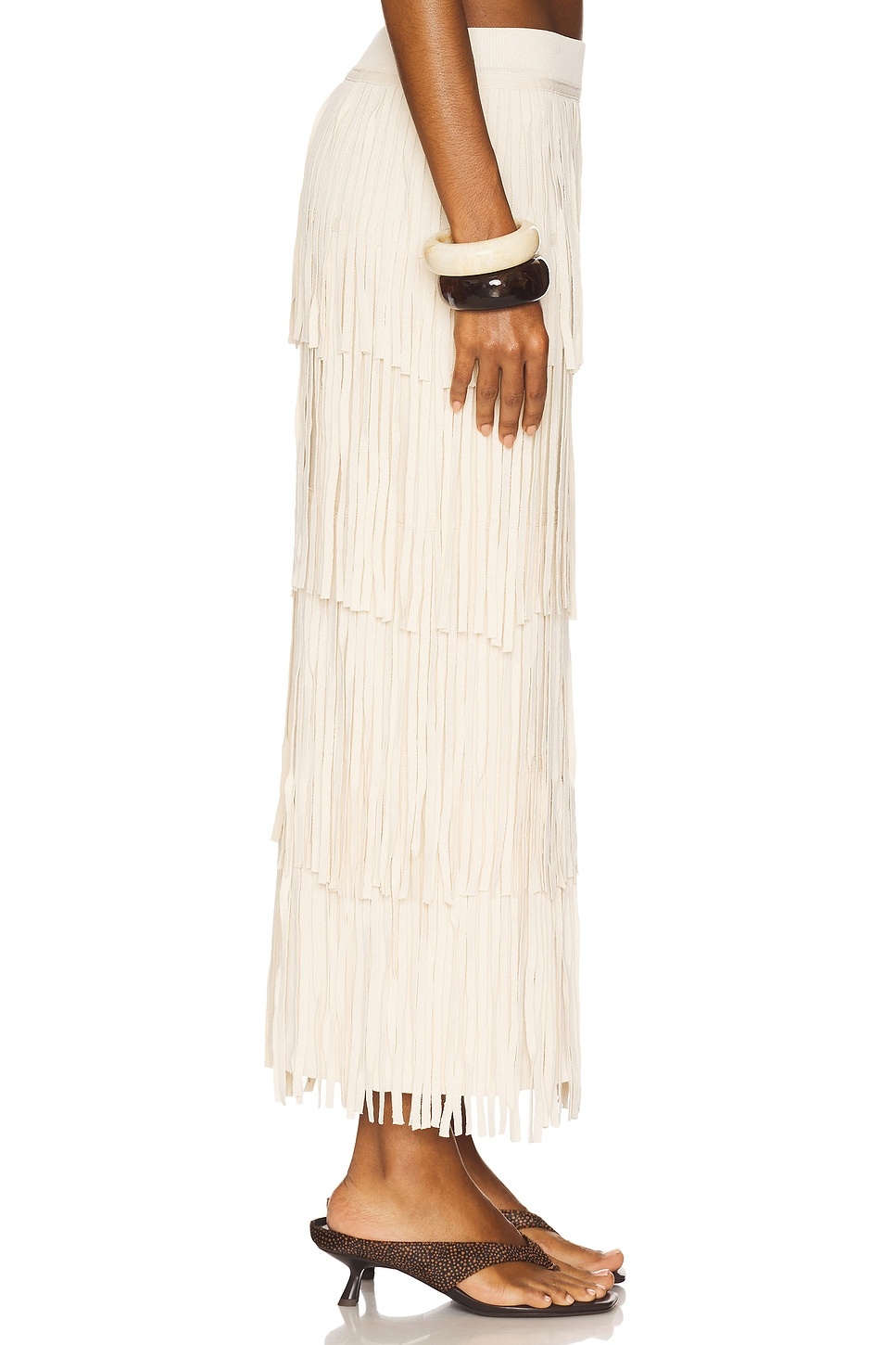 Za Za Knit Fringe Skirt - 3
