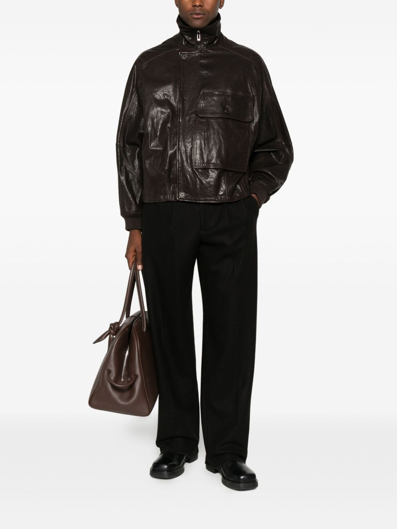 EMPORIO ARMANI pleat-detail trousers outlook