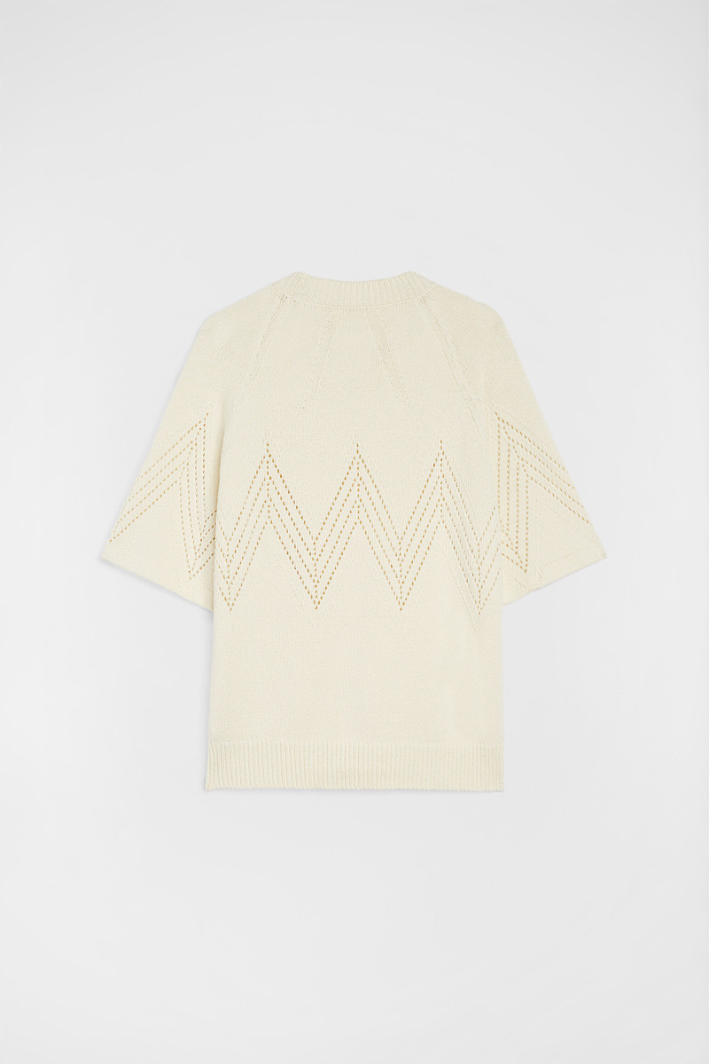 Cotton Pointelle T-Shirt 6