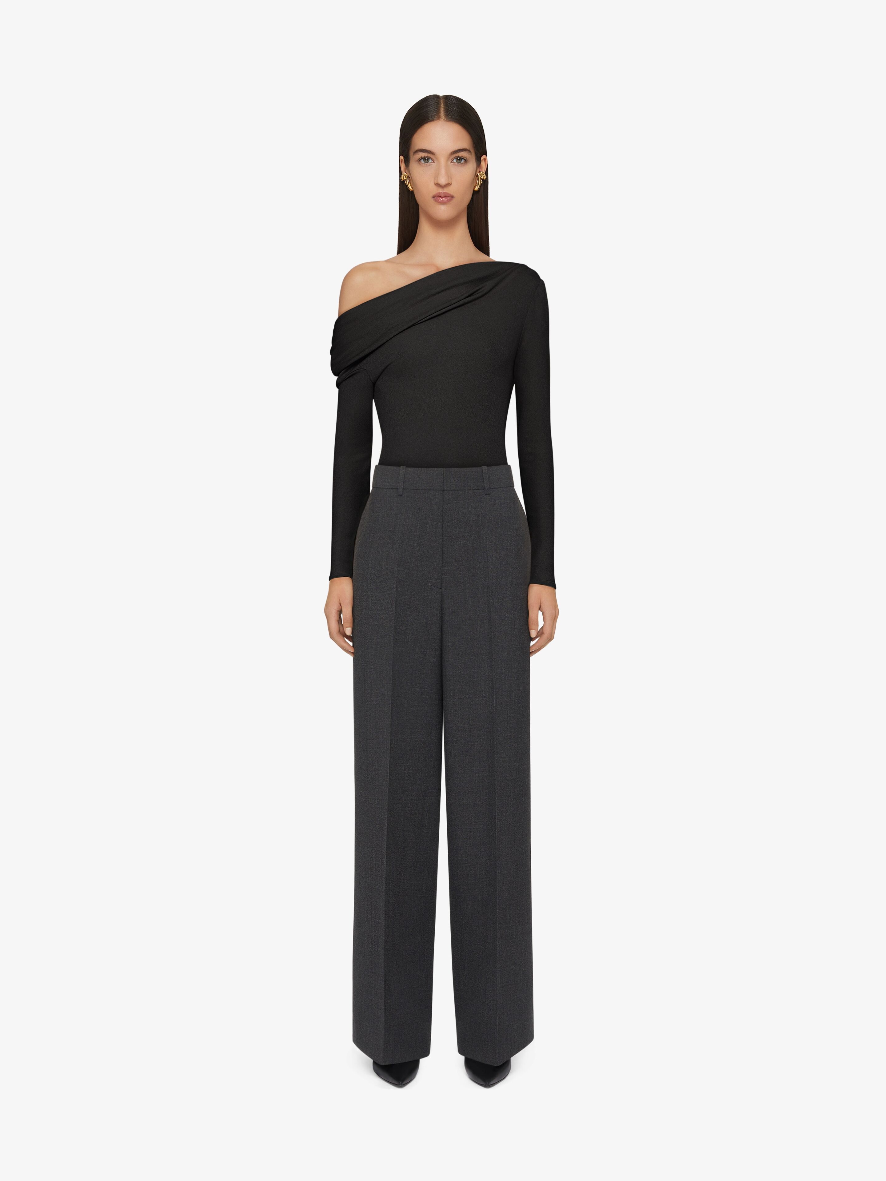 OVERSIZED TAILORED PANTS IN WOOL - 2