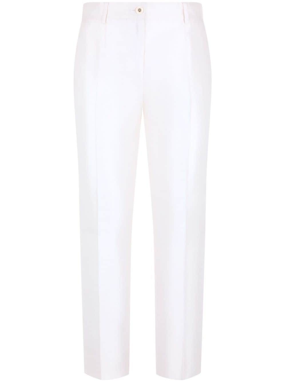 silk tailored trousers - 1
