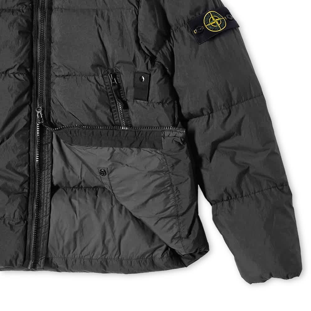 Stone Island Garment Dyed Crinkle Reps Hooded Down Jacket - 2