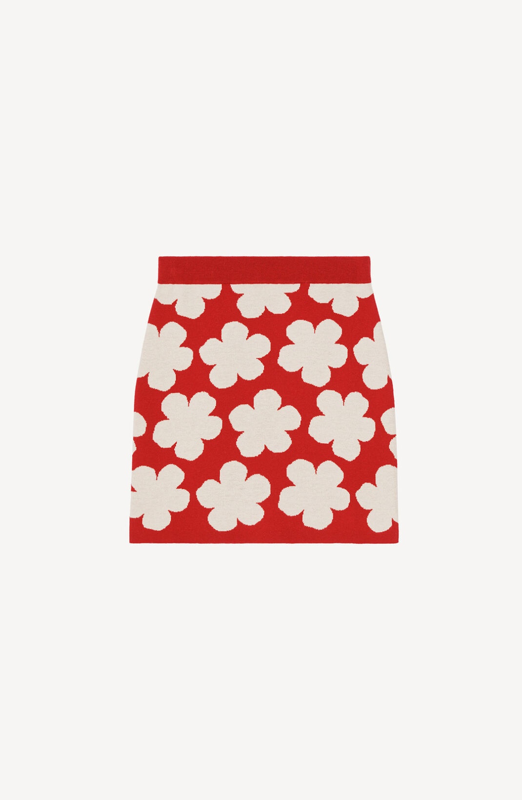 'Hana Dots' jacquard miniskirt - 6