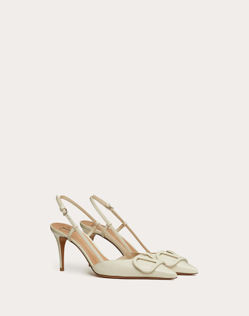 Valentino VLOGO SIGNATURE PATENT LEATHER SLINGBACK PUMP 80MM / 3.15 IN. outlook