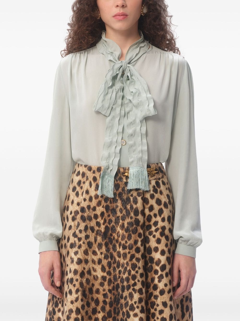 silk blouse - 3
