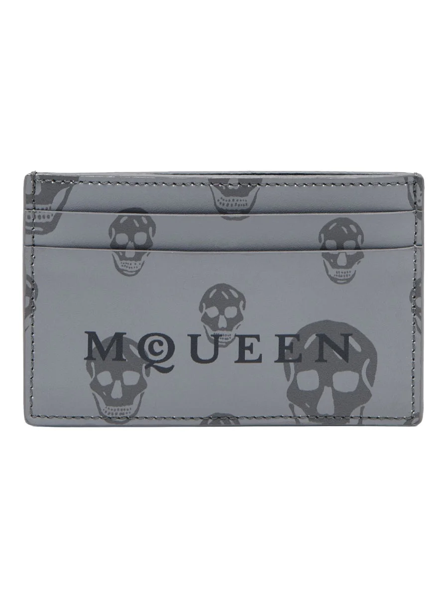 Alexander Mcqueen Men Card Holder "Skull" - 1