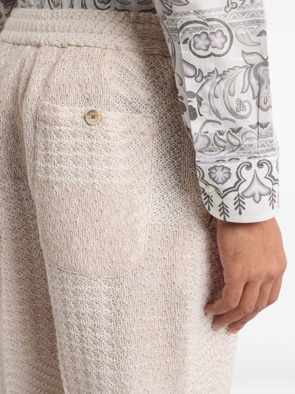 textured trousers - 5