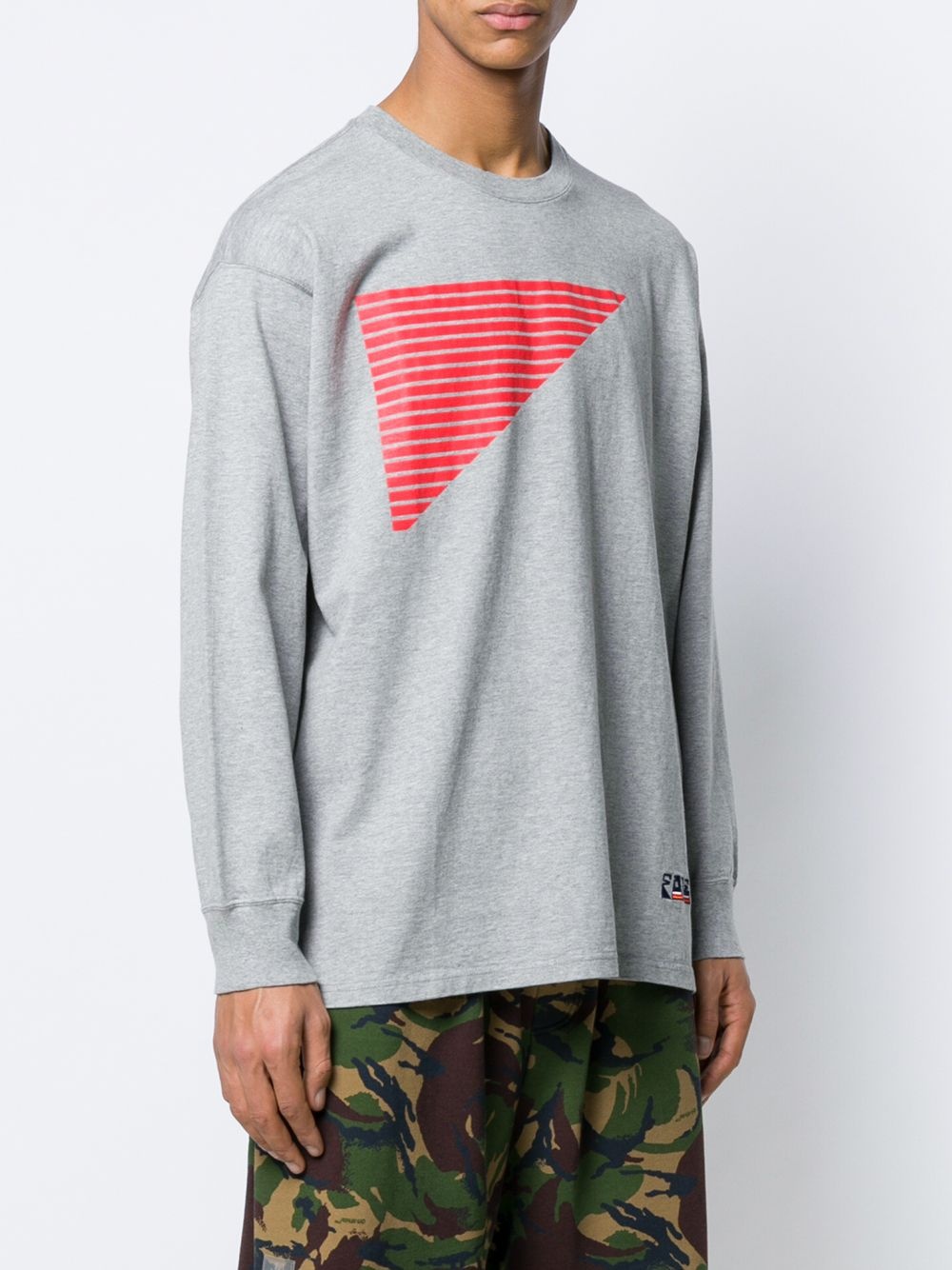 colourblock graphic sweatshirt - 3