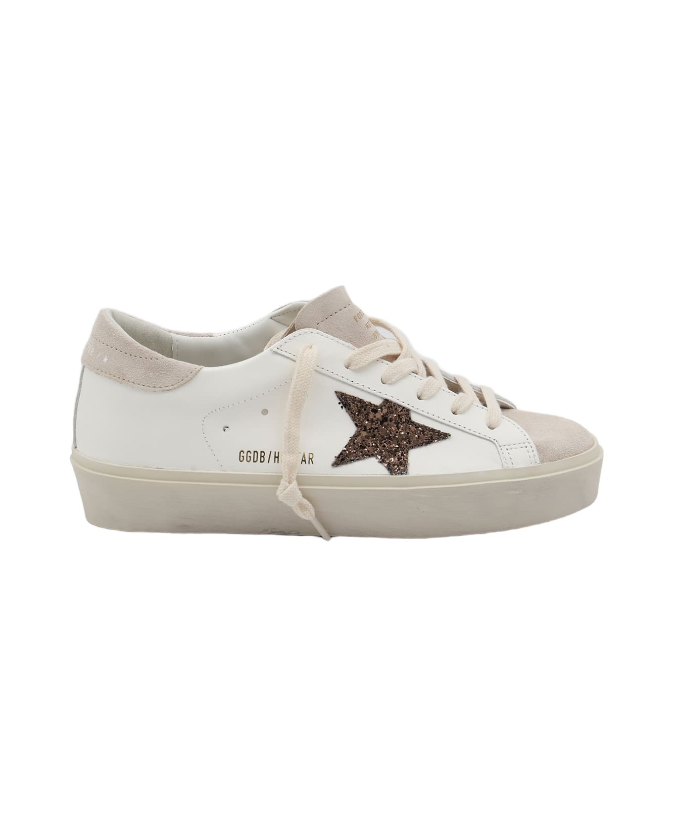 'hi Star' White Leather Sneakers - 1