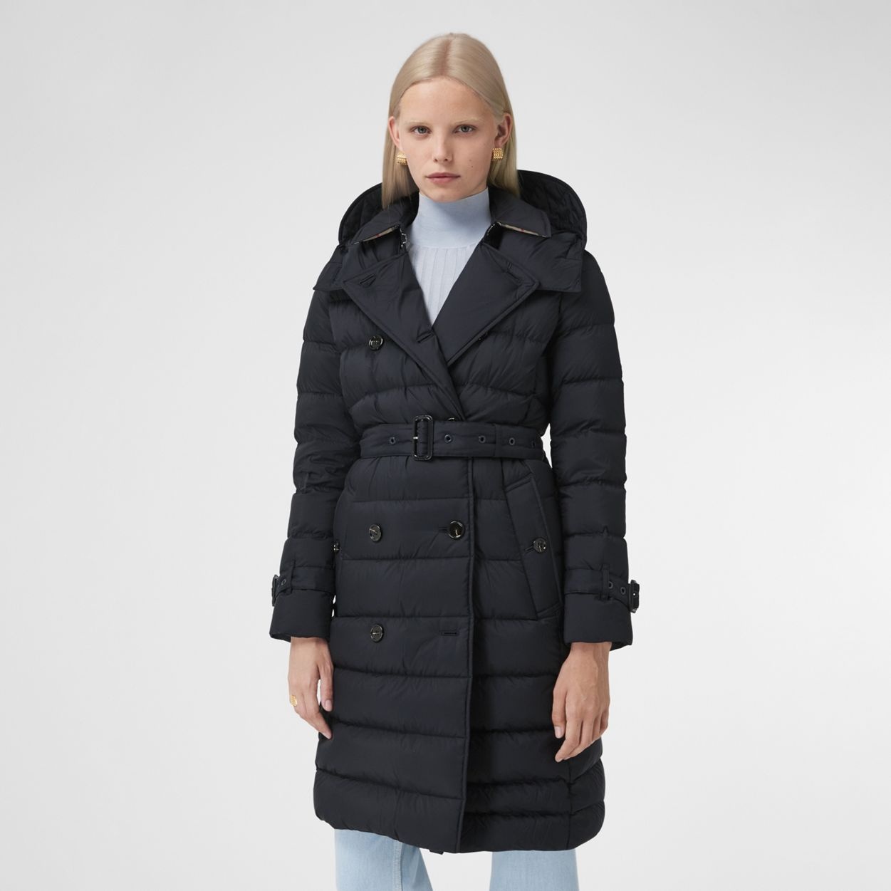 Detachable Hood Down-filled Coat - 7