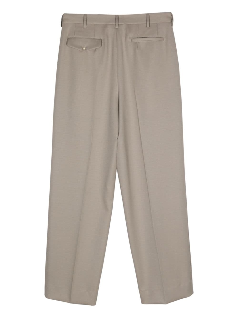 pleat-detail trousers - 2