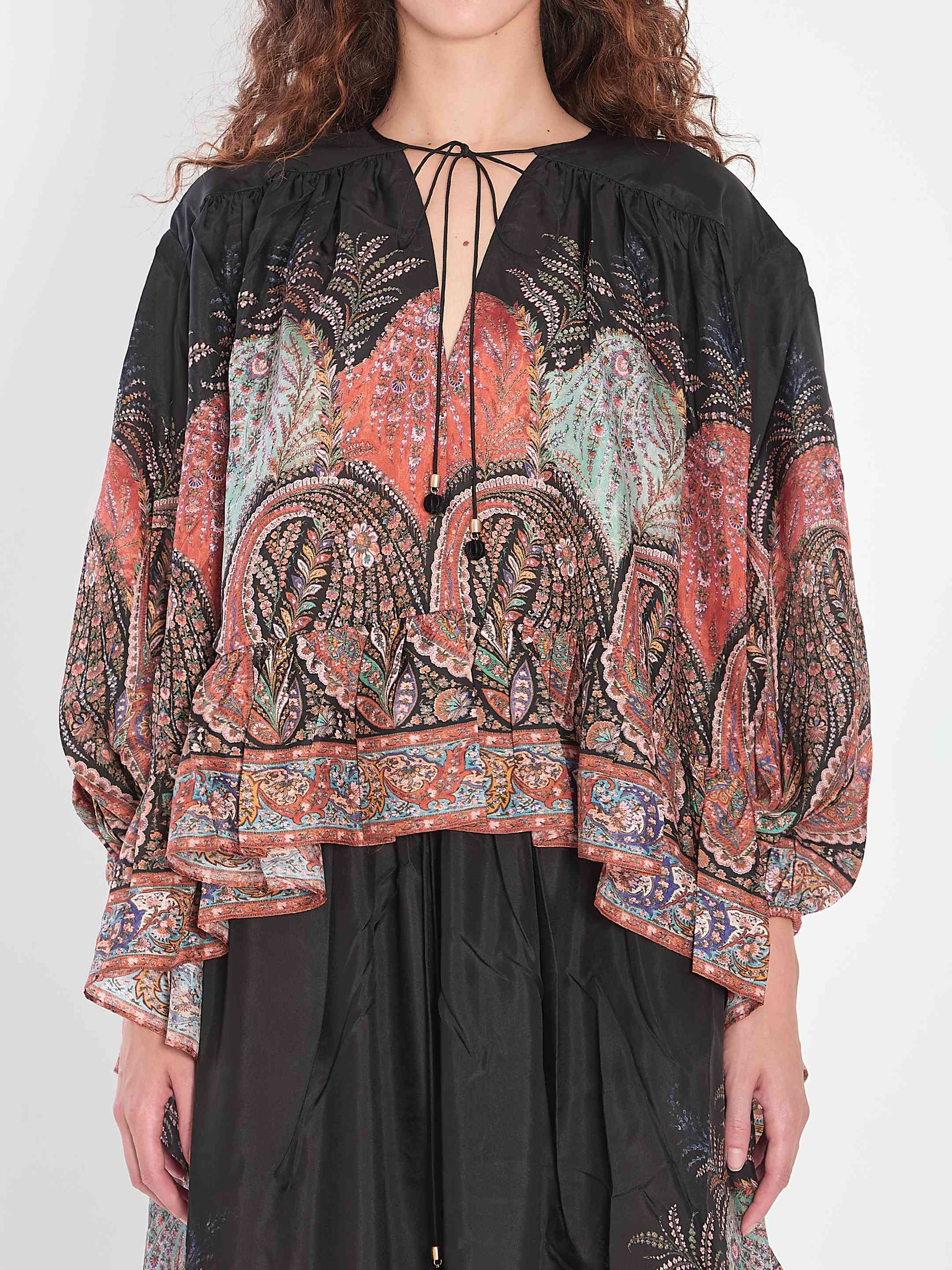 Zimmermann Women Rhiannon Ruffle Blouse - 1