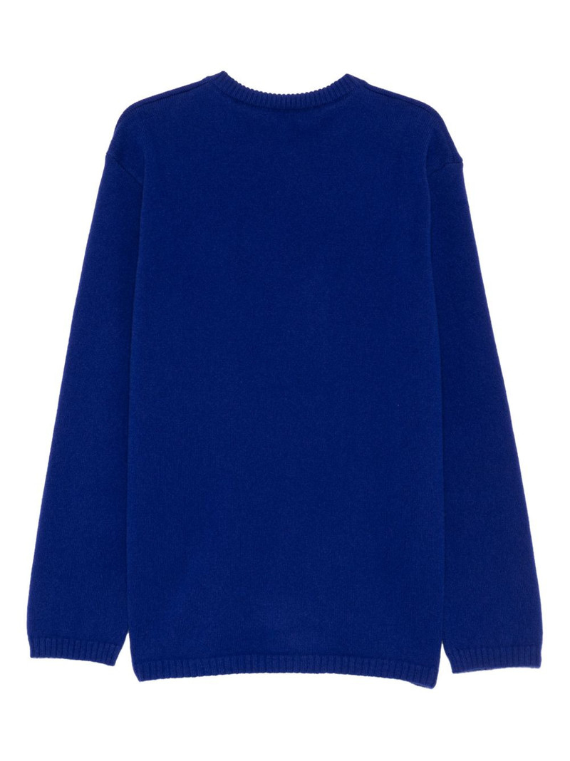 Walter Van Beirendonck Why Be Blue crew neck sweater outlook