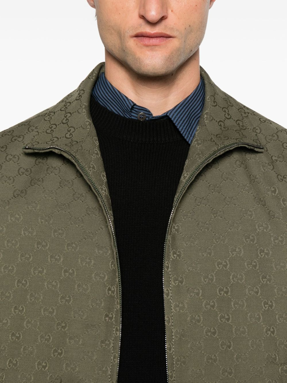 Gg Canvas Blouson Jacket - 2