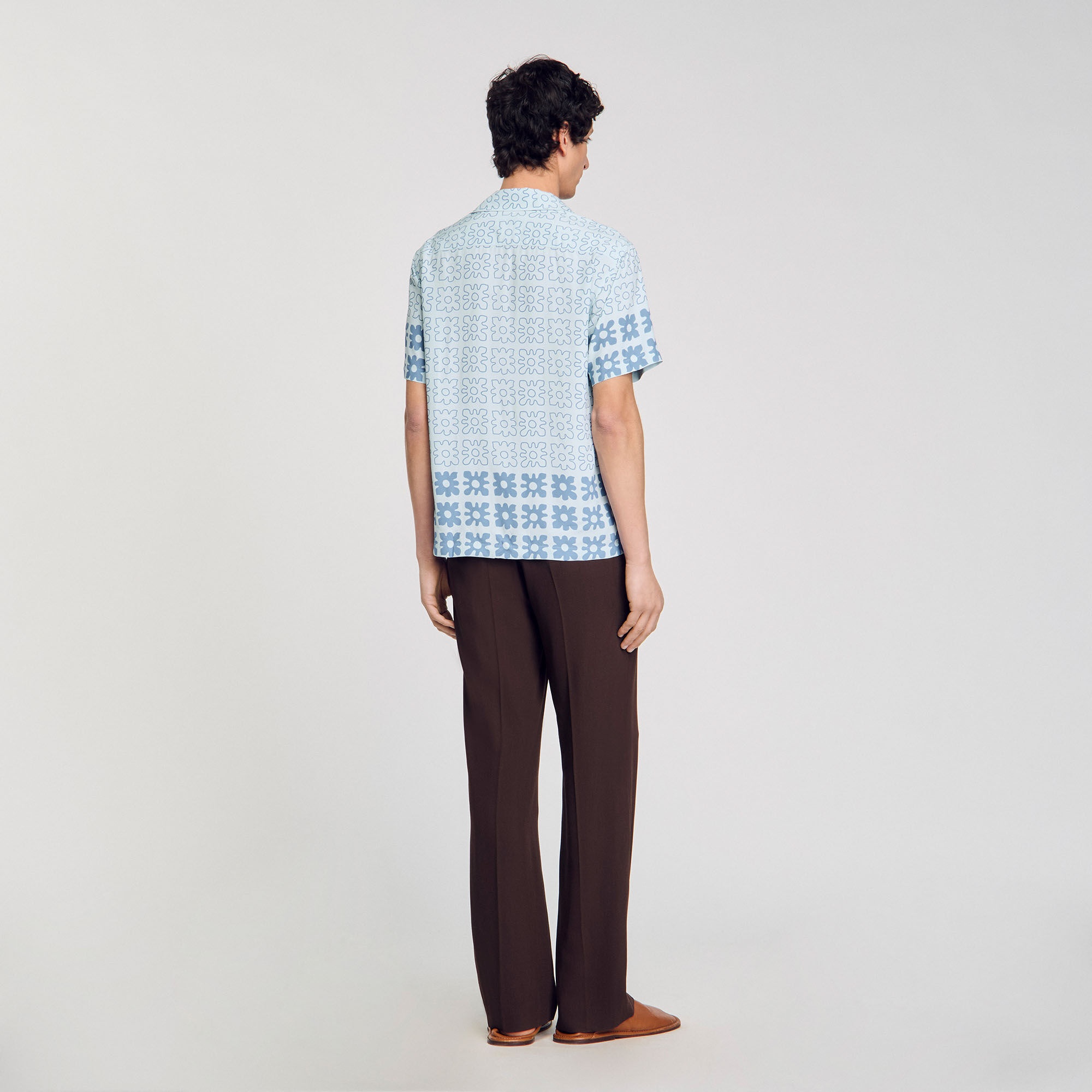 FLORAL MOTIF SHIRT - 5