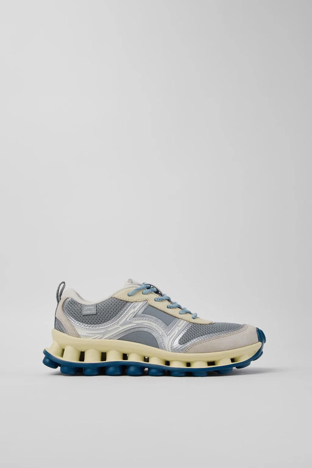 Pelotissima Gray Sorona Textile and Nubuck Sneakers for Women. - 1