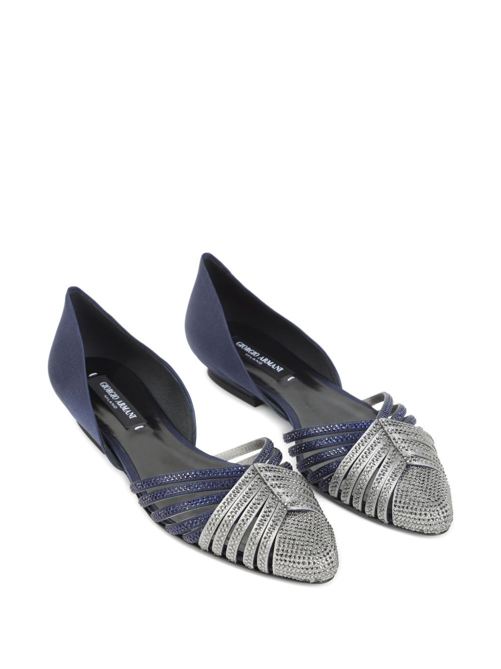 embellished flat pumps - 2