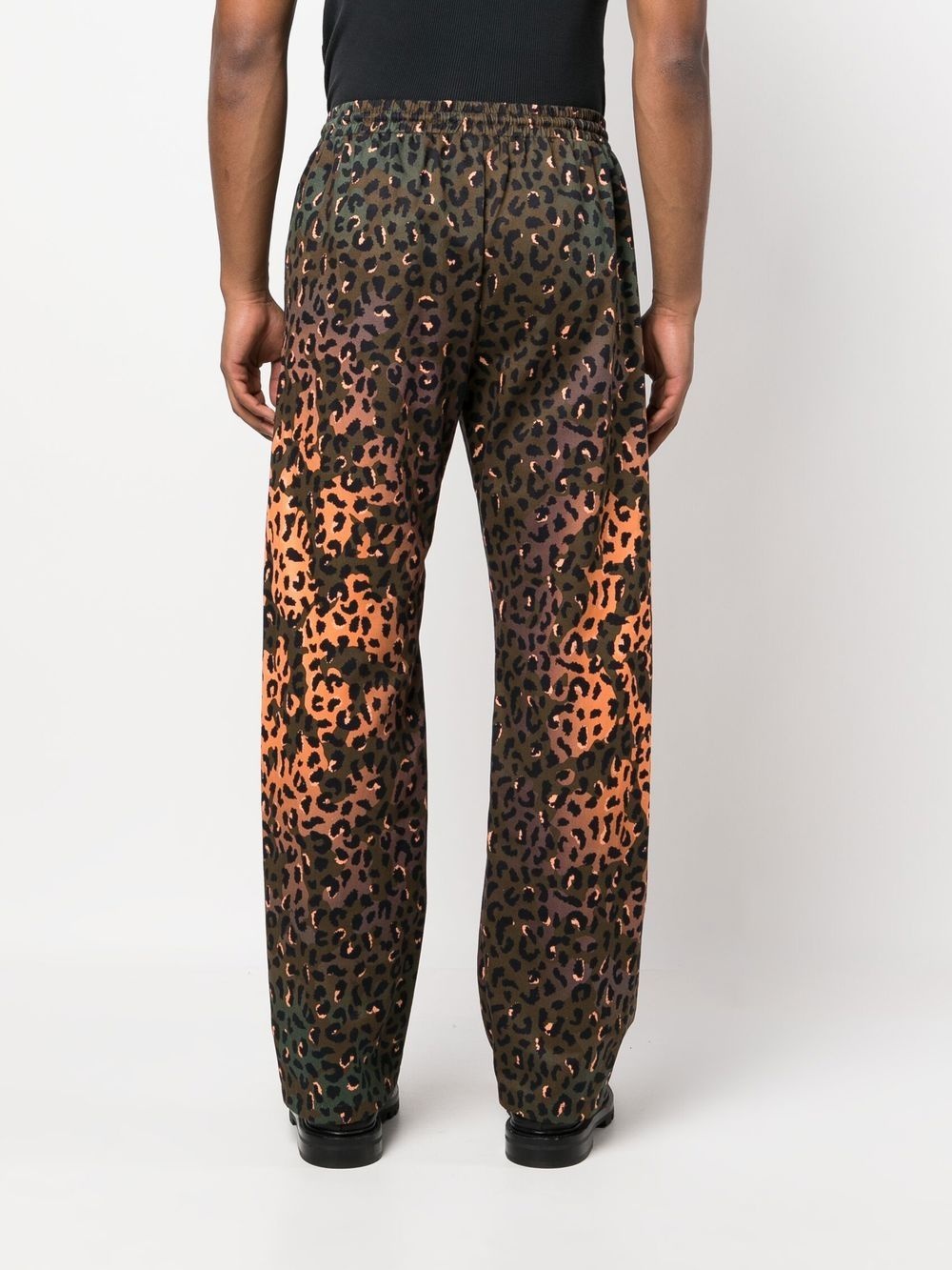 Animalier leopard-print trousers - 4