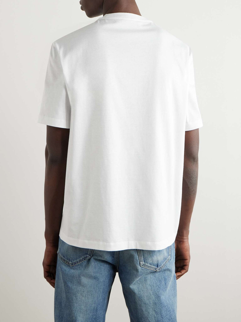Logo-Embroidered Cotton-Jersey T-Shirt 3