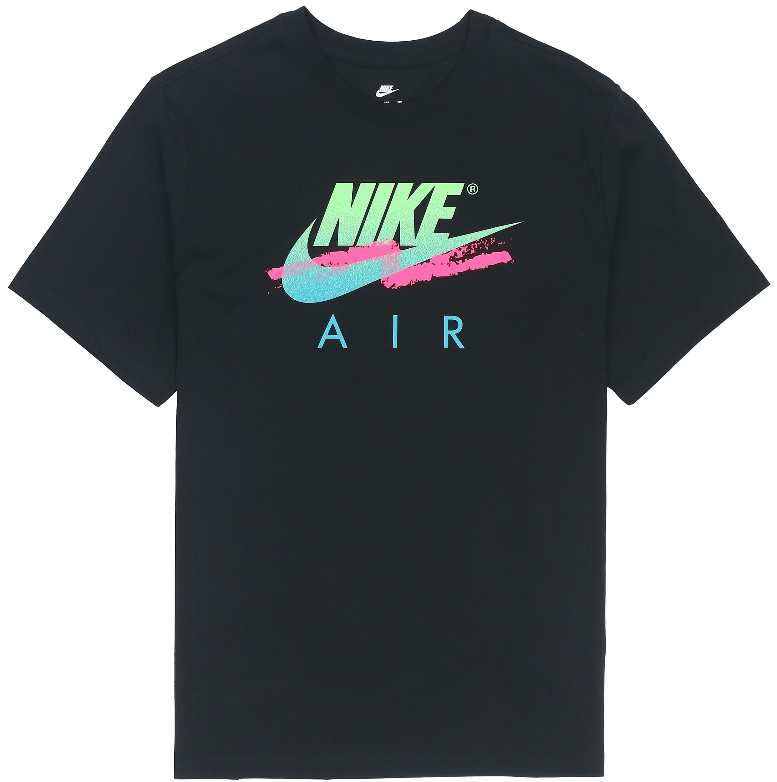 Nike Alphabet Logo Printing Round Neck Casual Short Sleeve Black DR0984-010 - 3