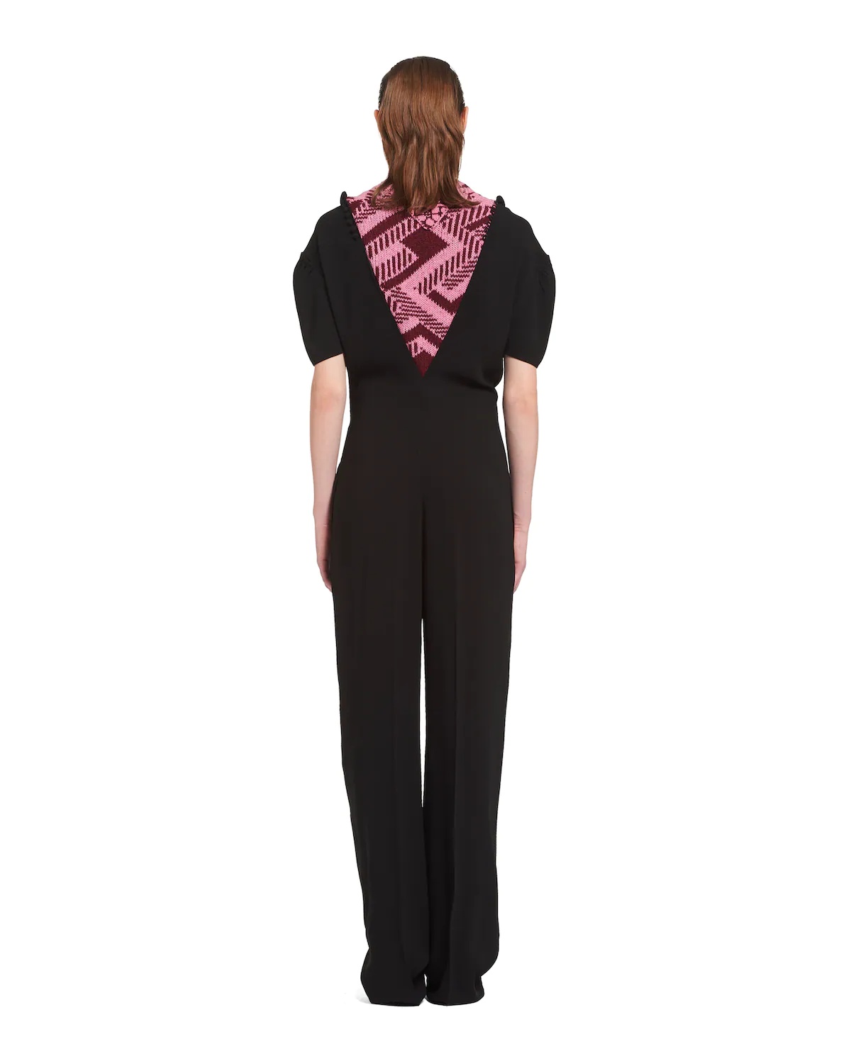 Sablé jumpsuit with jacquard detail - 4