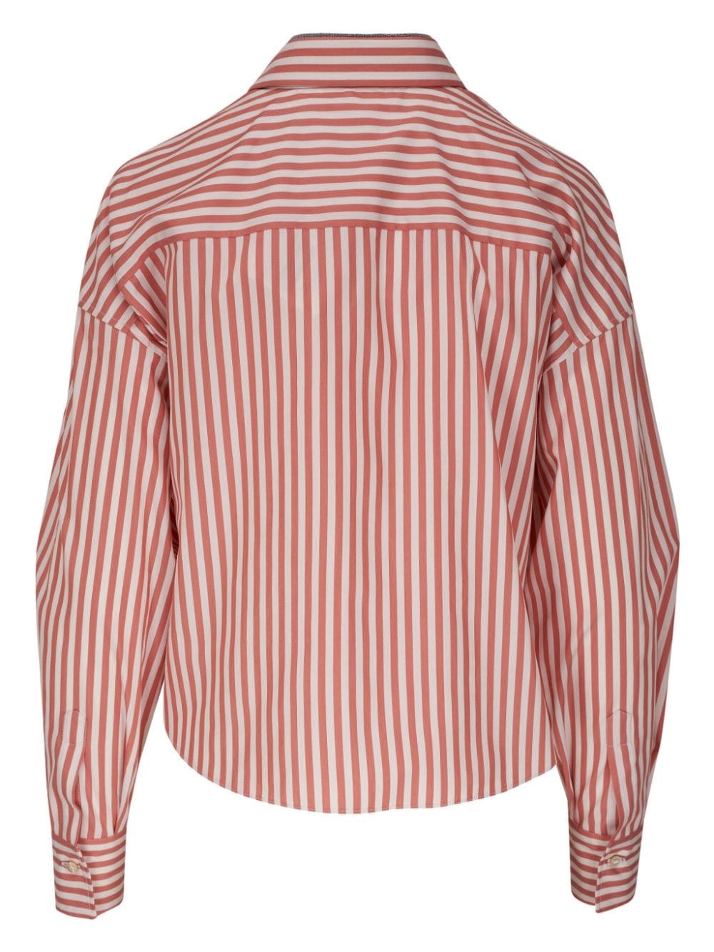 striped cotton-poplin shirt - 2