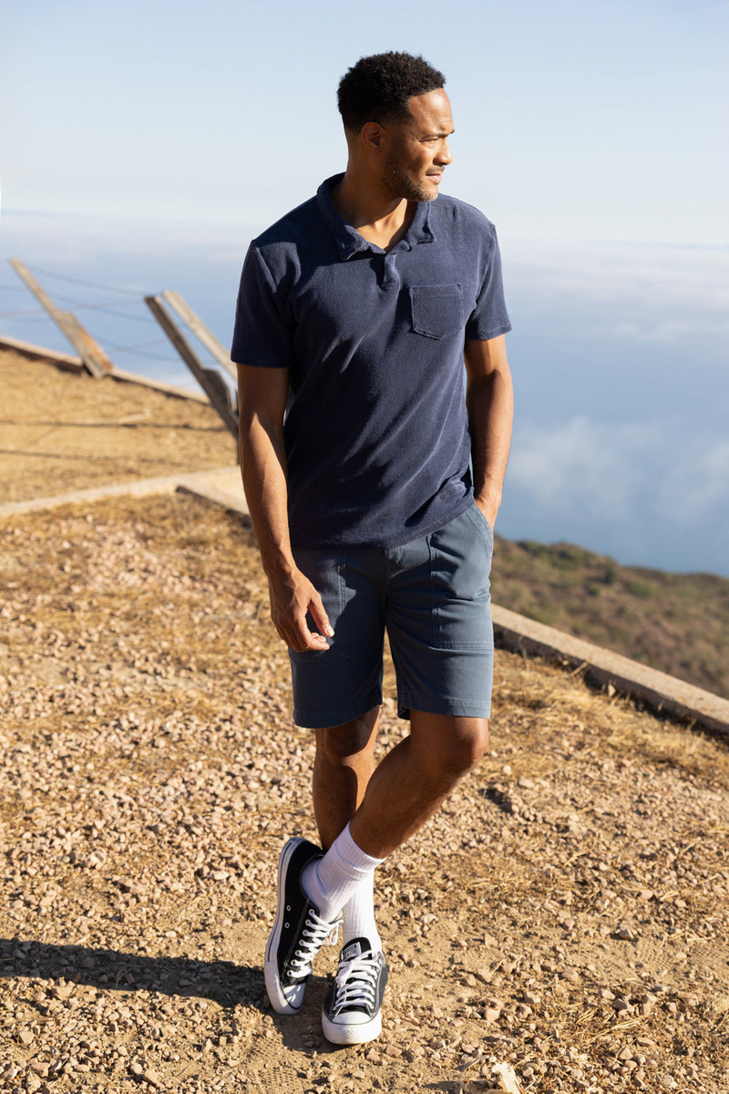 The Scout 8" Denit® Fatigue Shorts - Dusty Blue 4