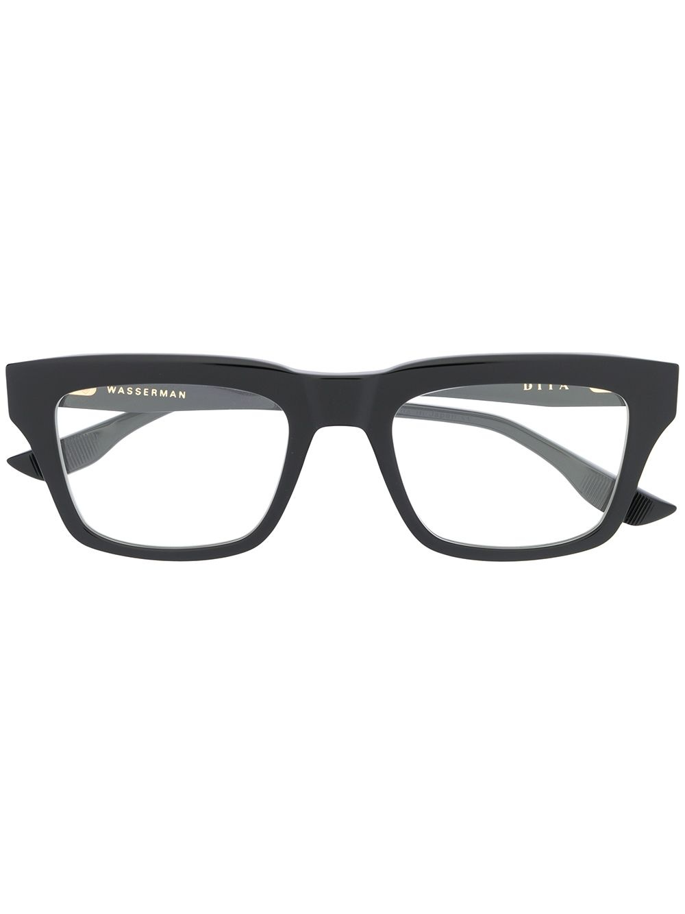 rectangular frame glasses - 1