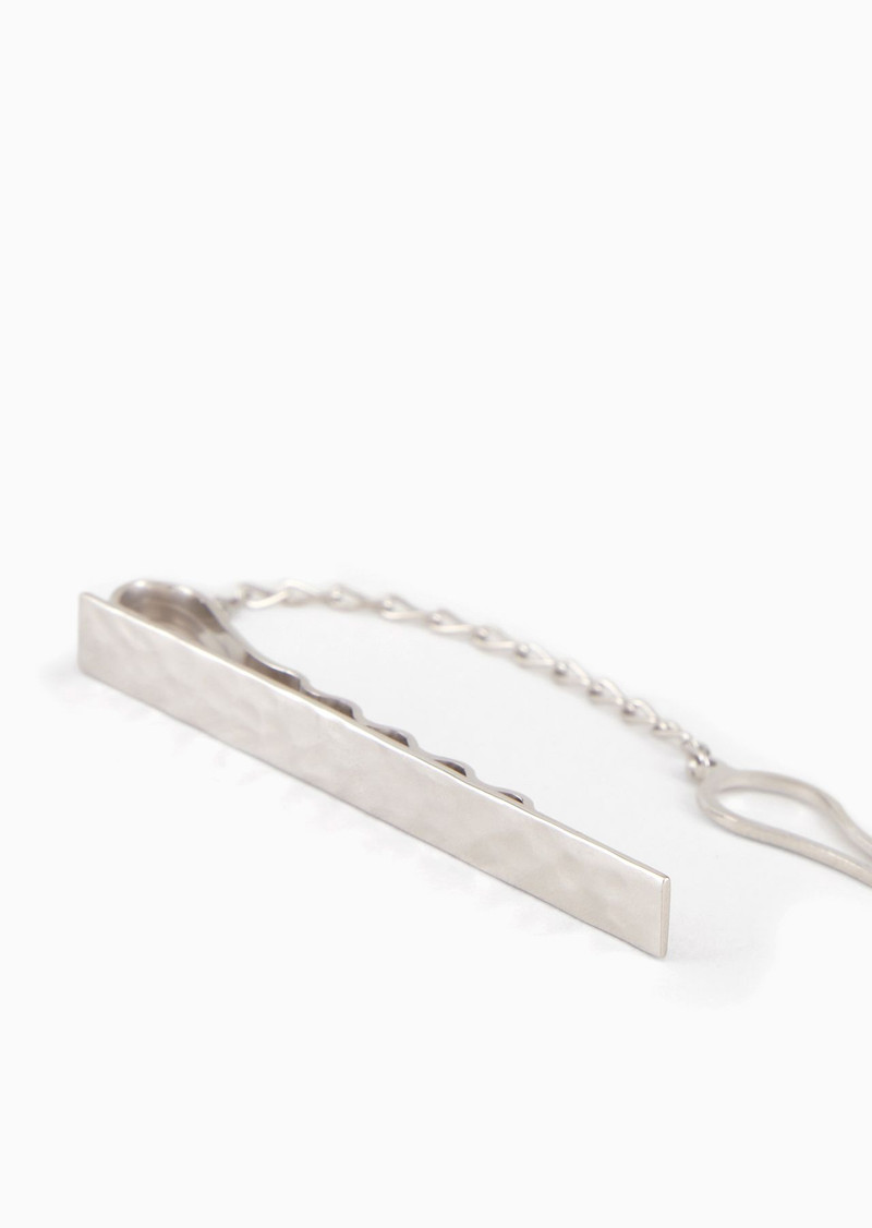 GIORGIO ARMANI Sterling silver tie bar outlook