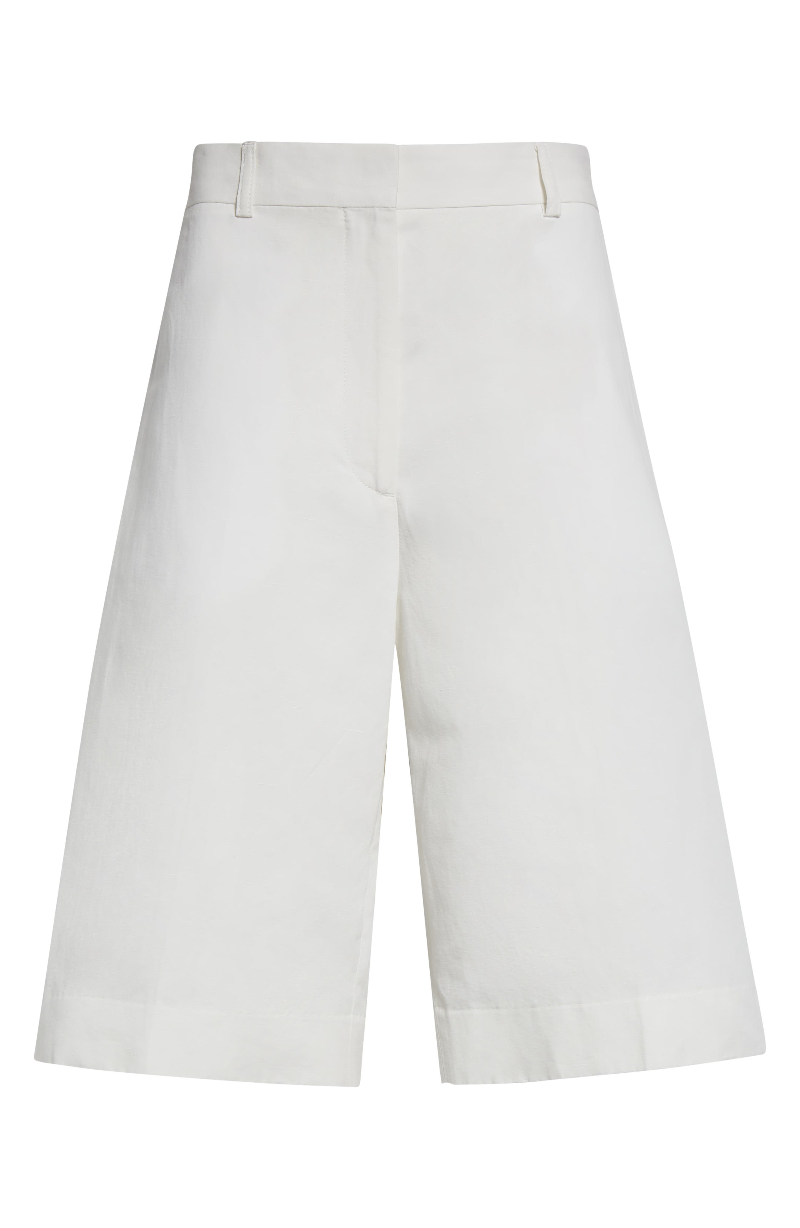 TOTEME Tailored Longline Shorts in Off-White at Nordstrom - 6