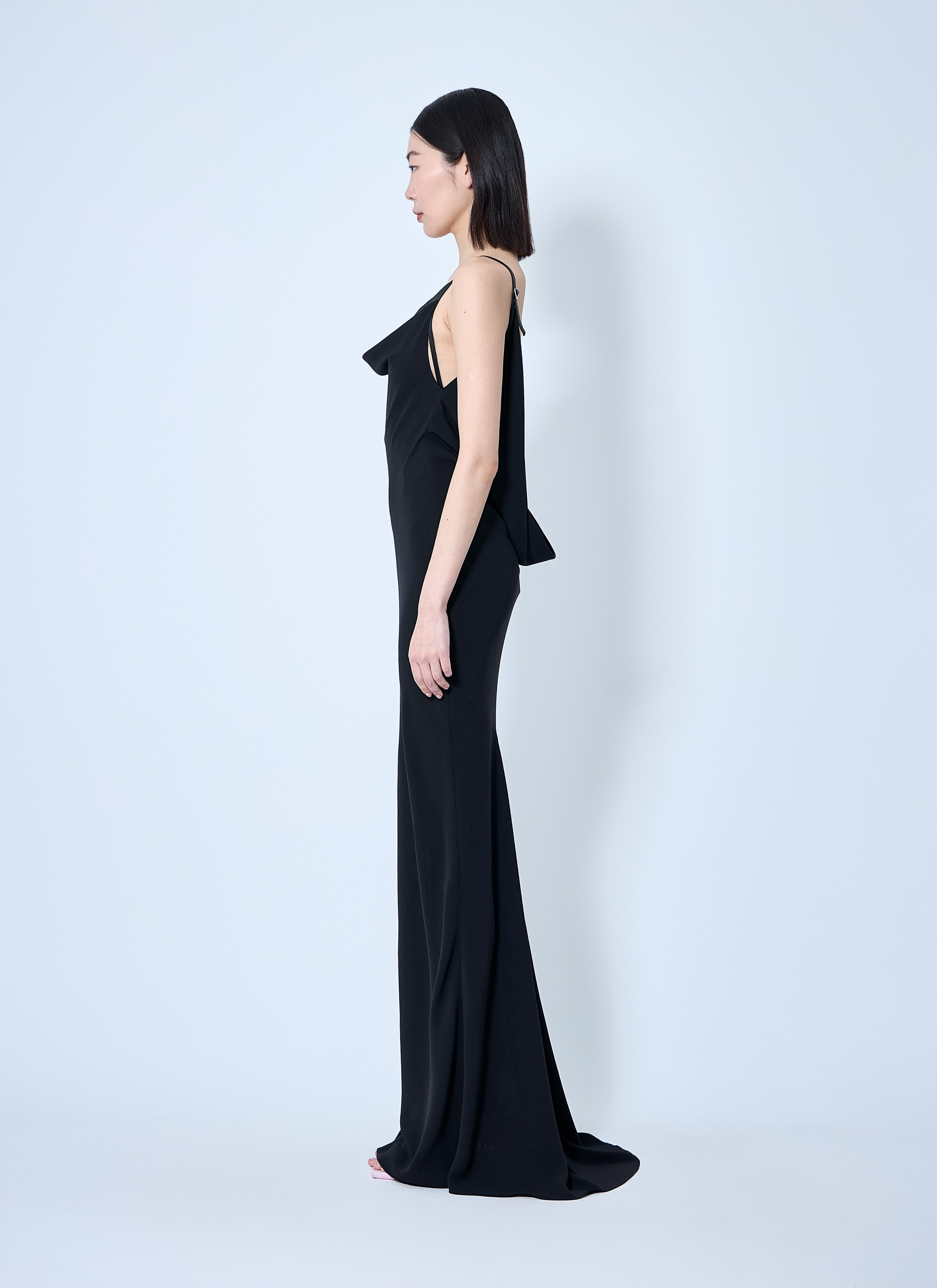 Mugler Women Crepe Maxi Dress - 3