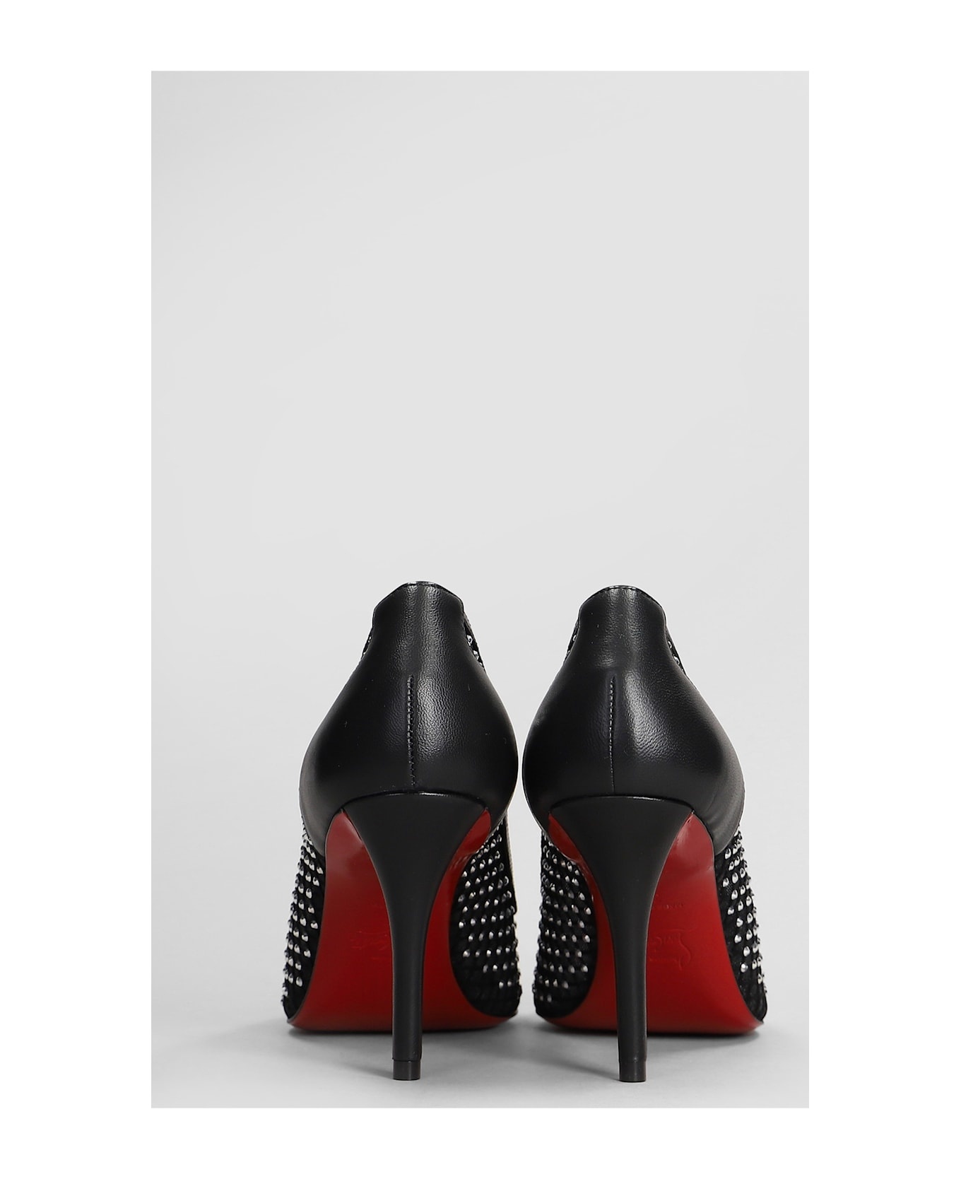 Apostropha Strass 80 Pumps In Black Polyester - 4