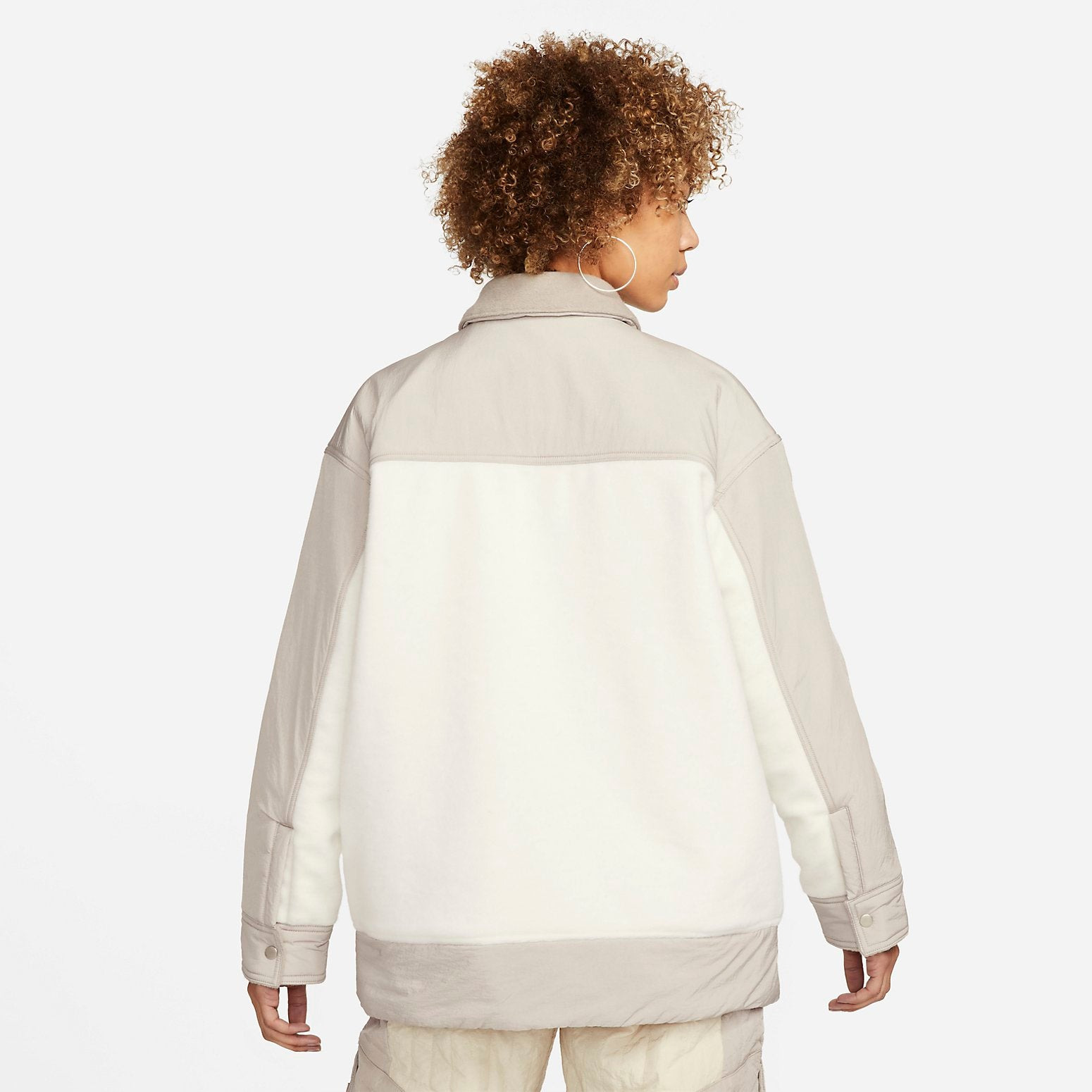 (WMNS) Air Jordan Cozy Full Zip Sports Jacket 'White' DJ2722-121 - 6