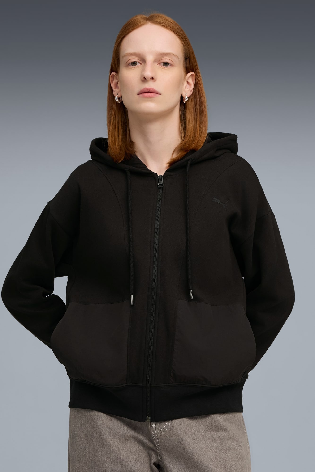 HER Relaxed Full-Zip Hoodie Women - 3