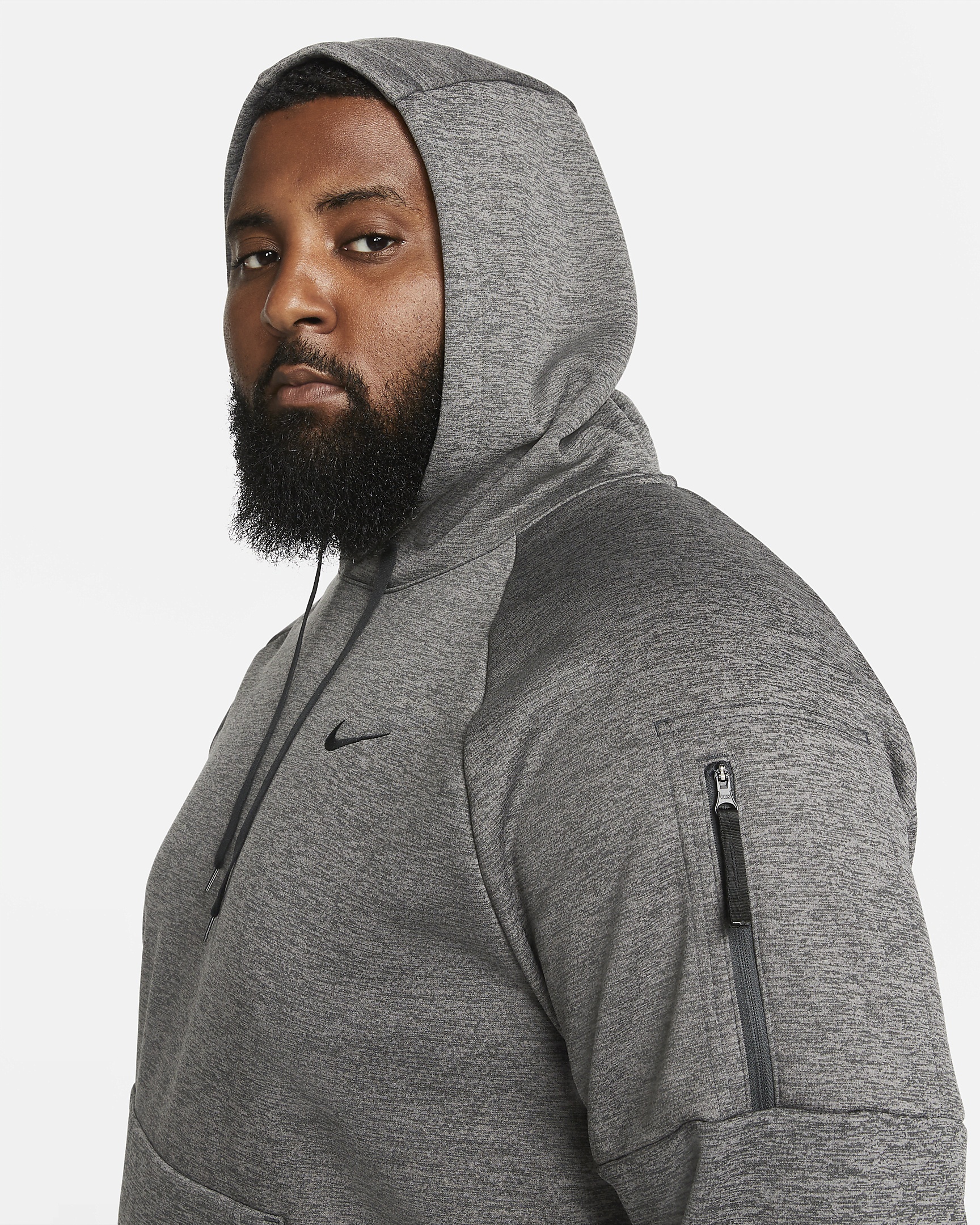 Nike Therma Men's Therma-FIT Hooded Fitness Pullover - 10