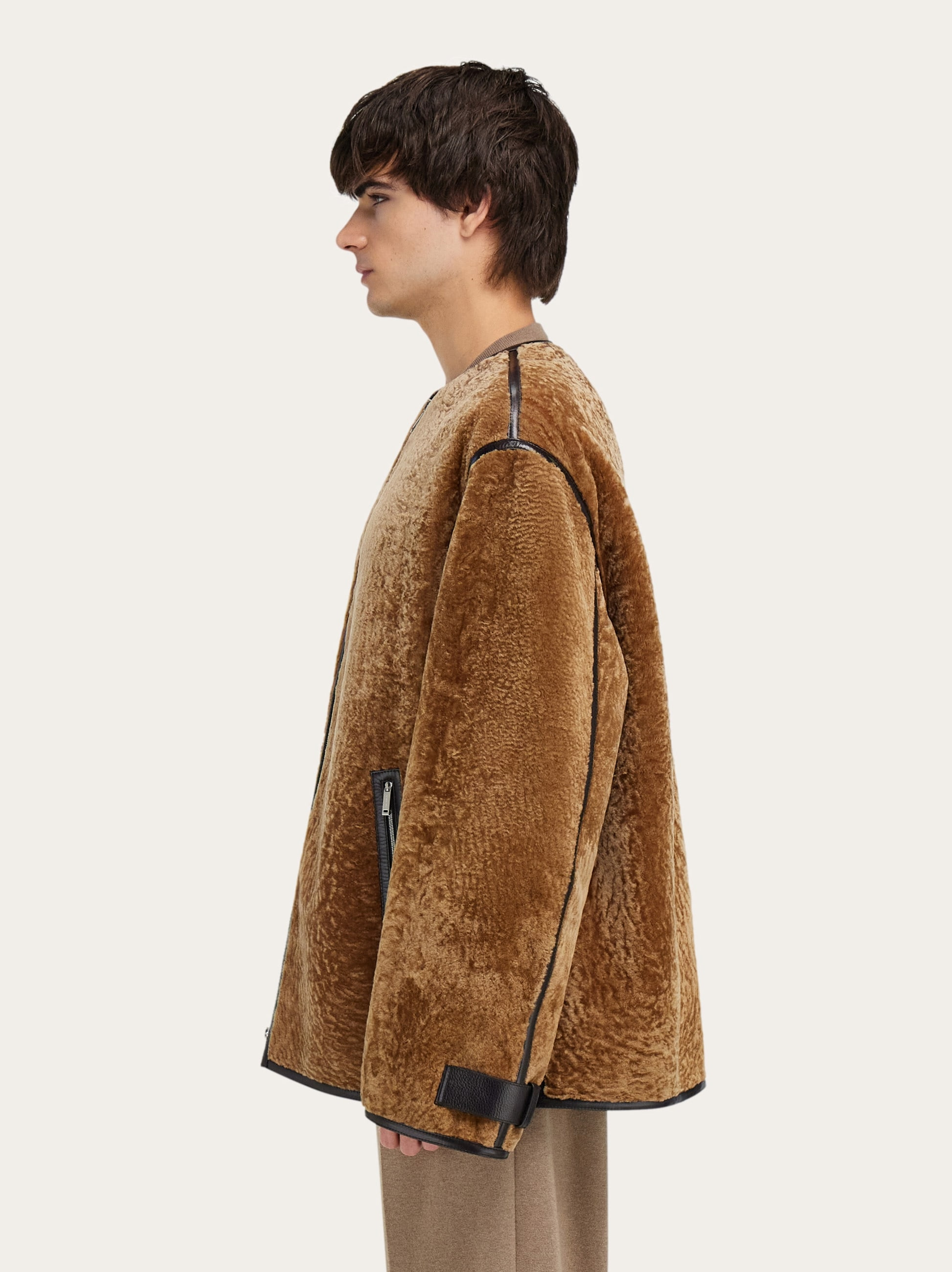 Shaved wool blouson - 3