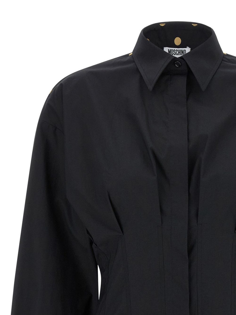 polka-dot pleated shirt 3