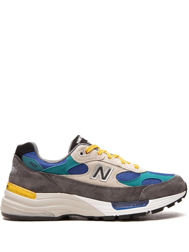 992 "Grey/Blue/Teal/Yellow" low-top sneakers 1