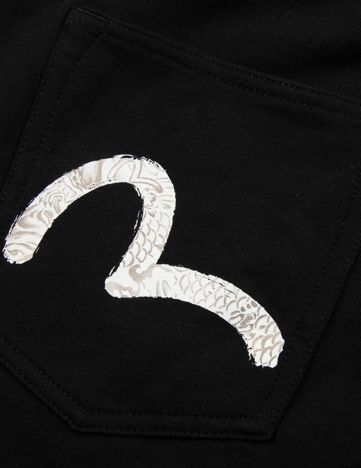 MULTI-POCKETS AND PRINT RELAX FIT SWEAT SHORTS - 8