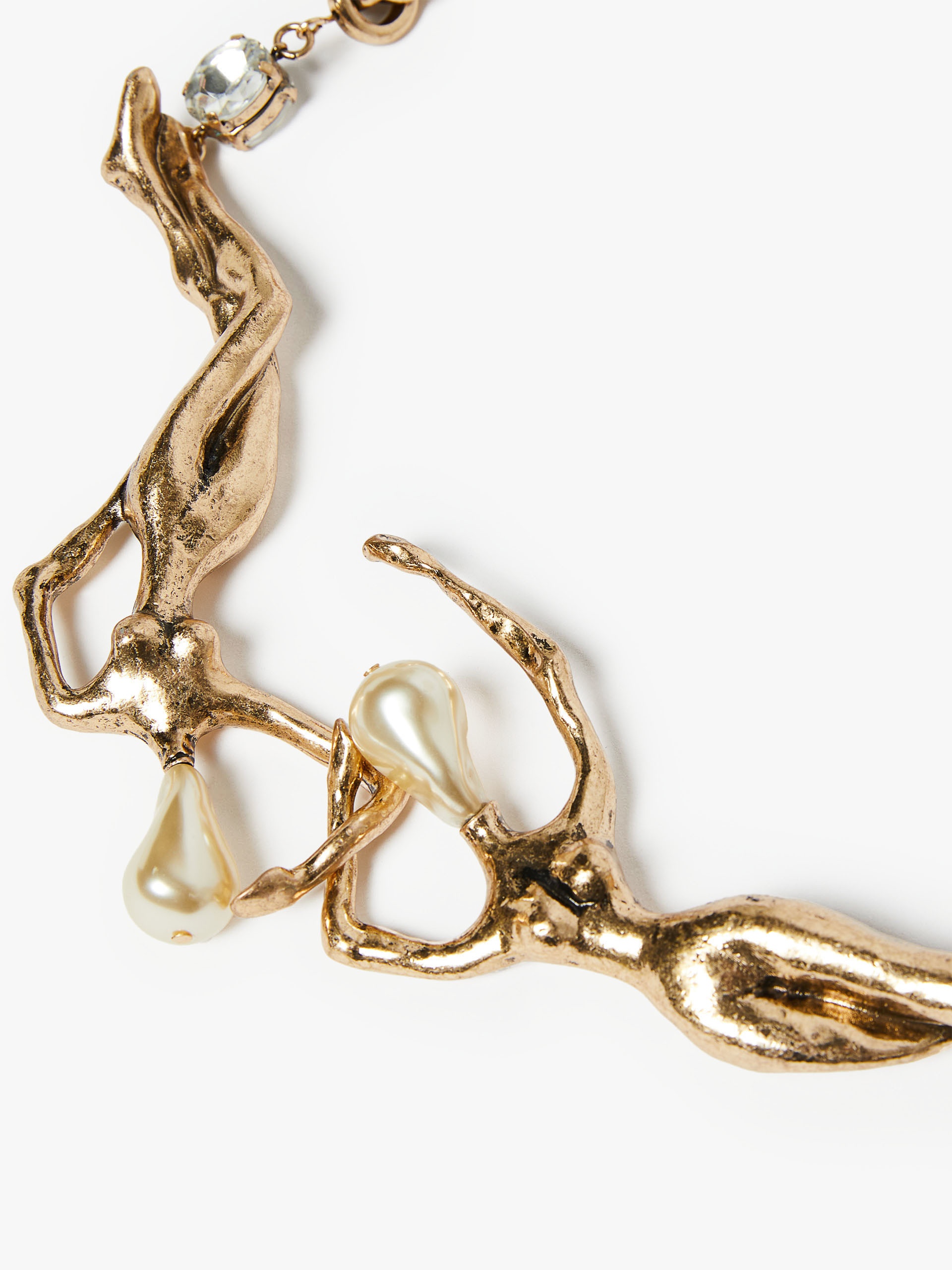 LUANA Metal and glass necklace - 2