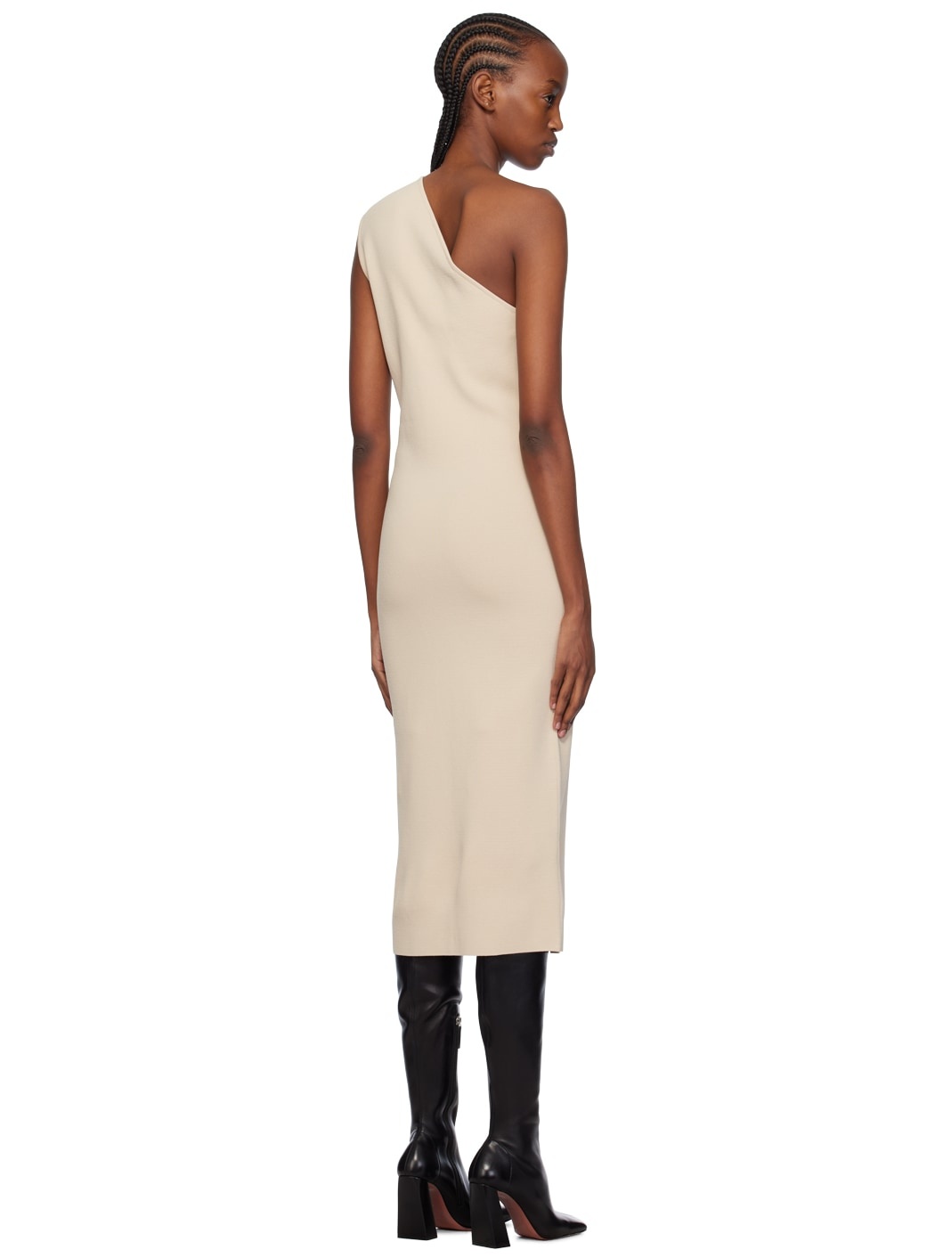 Beige Arriba Midi Dress - 3