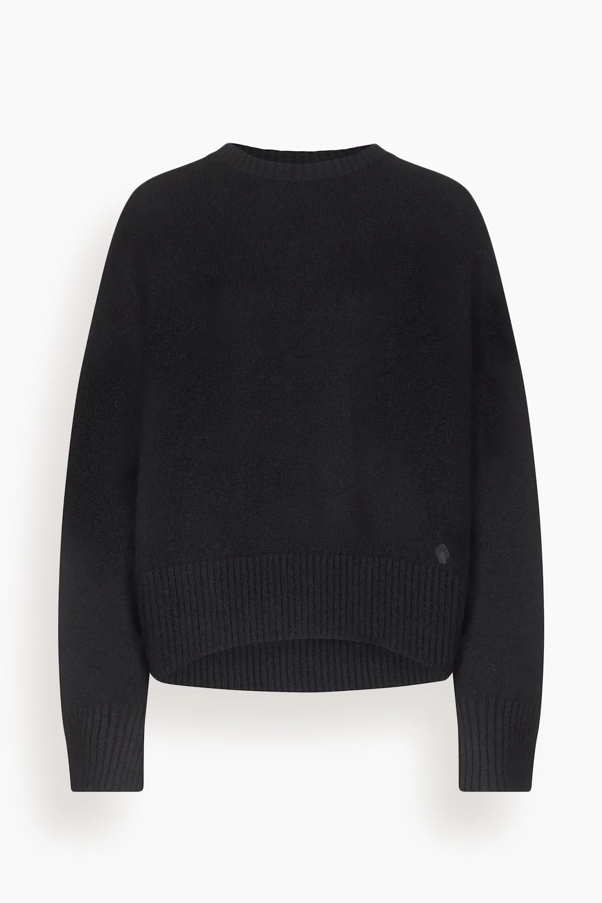Anton Crewneck Sweater in Black - 1